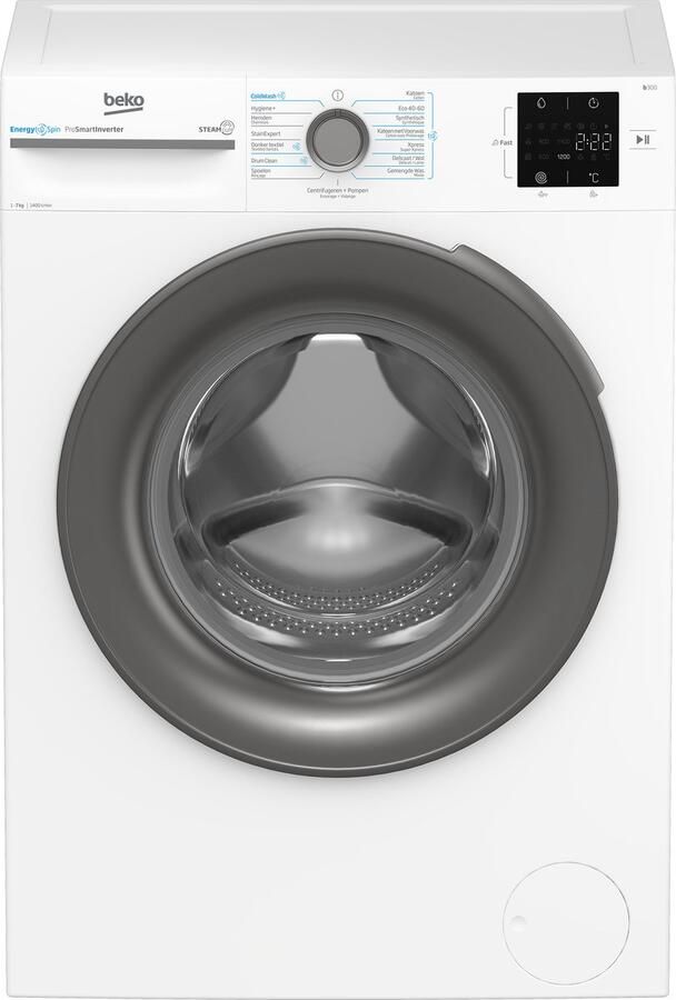 Beko b300 BM3WFU3741S wasmachine Voorlader 7 kg 1400 RPM Wit