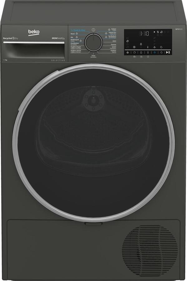 Beko B3T6923M2 Warmtepompdroger 9 kg Manhattan Grijs
