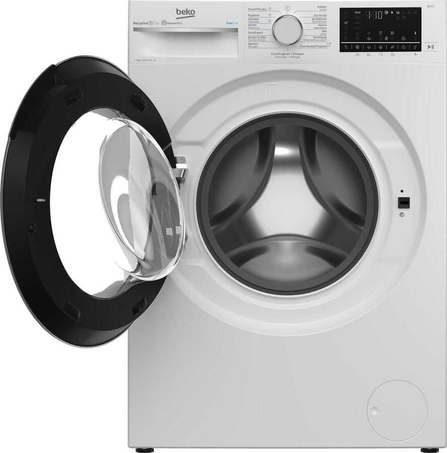 Beko B3WT59610W IronFast RecycledTub™ Wasmachine 10% zuiniger dan energielabel A