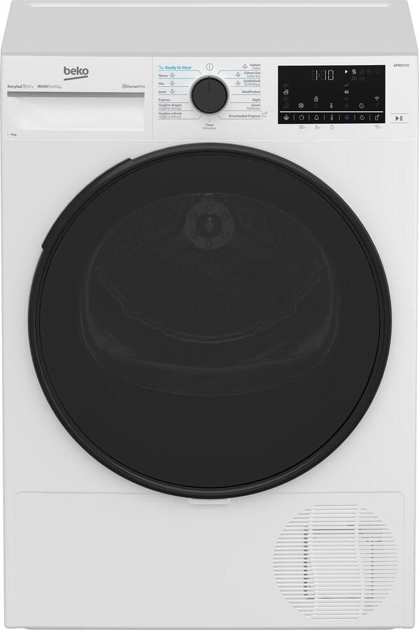Beko B5T4824W IronFinish WiFi 8kg warmtepompdroger