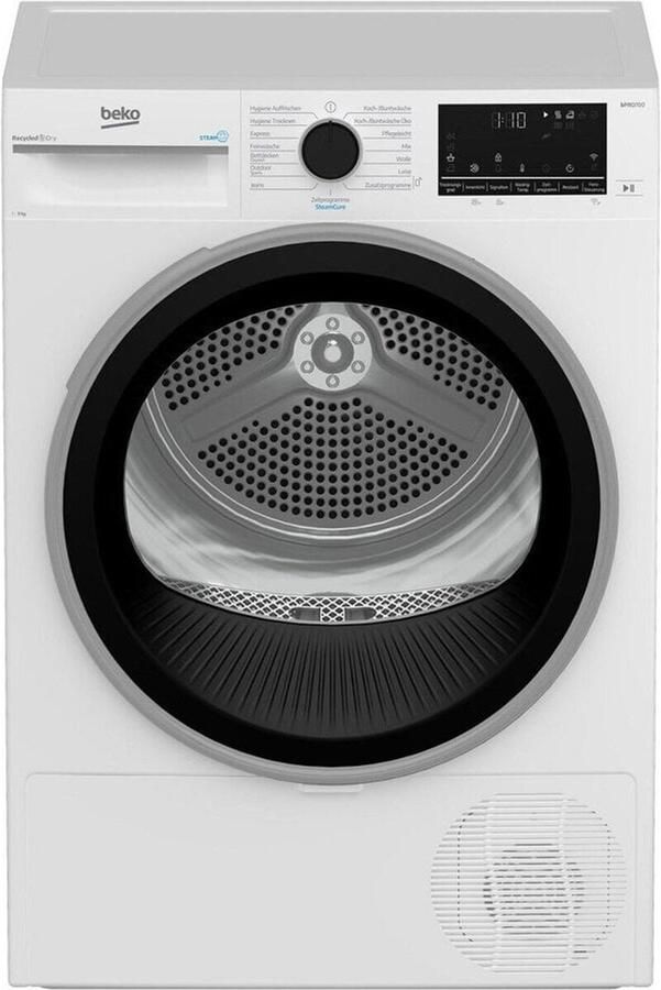 Beko B7T89209 Warmtepompdroger 9 kg A label Taaldisplay Duits