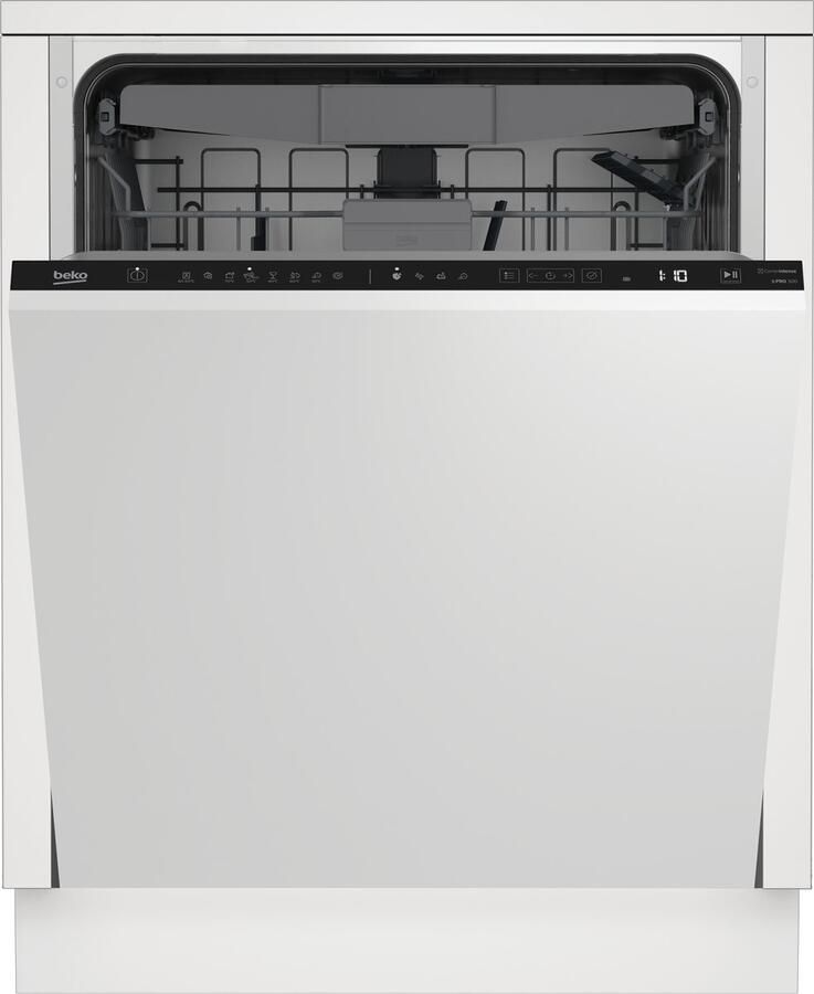 Beko BDIN38561C Volledig ingebouwd Vaarwasser SuperEco A energy SelfDry Super Still AquaFlex ProSmart