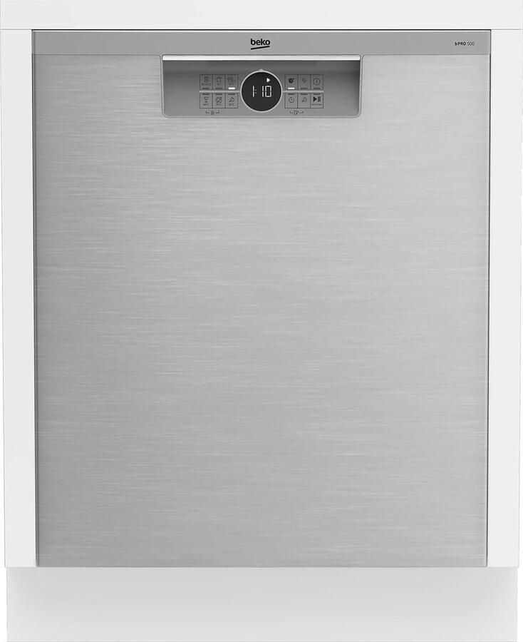 Beko BDUN36451X Onderbouw vaatwasser RVS