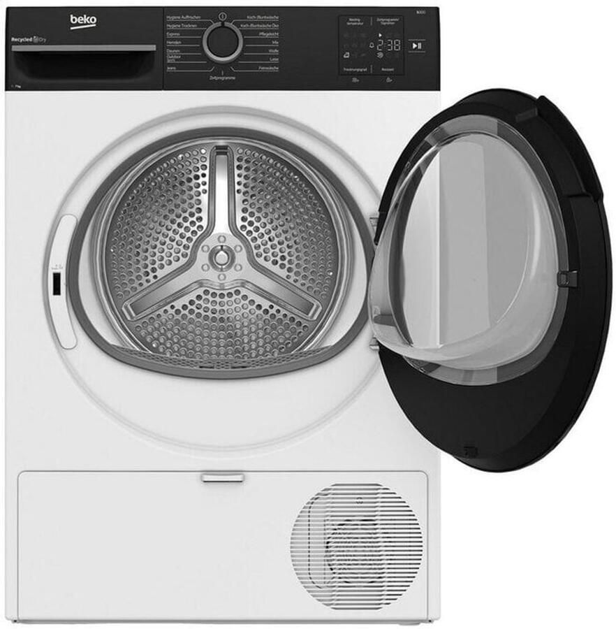 Beko BM3T37240W Warmtepompdroger 7 kg C Taaldisplay Duits
