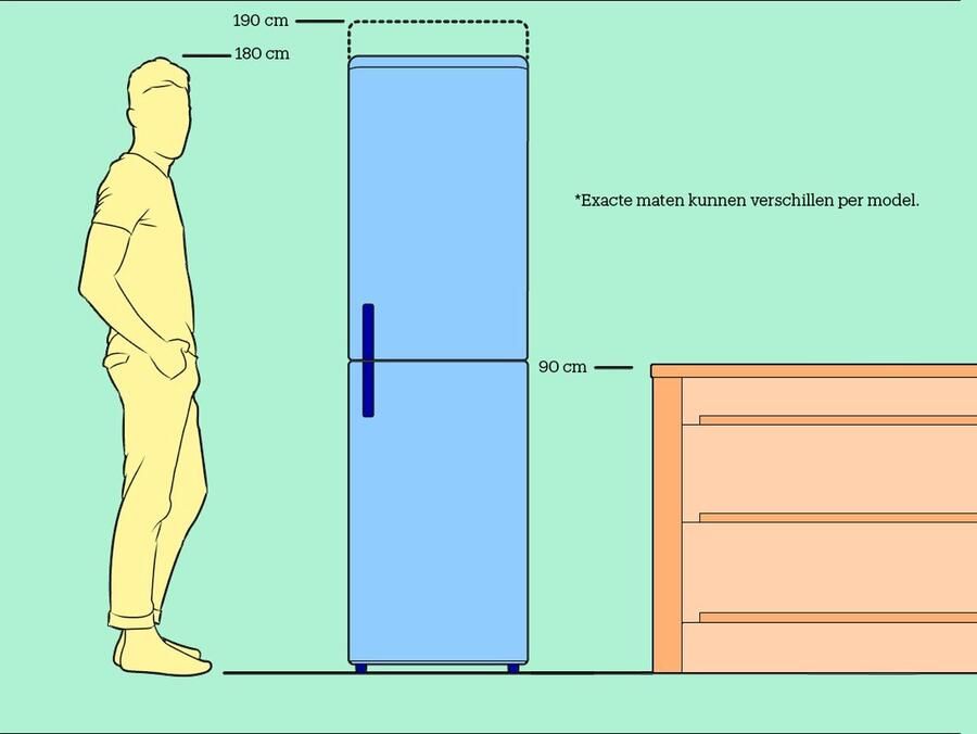 Beko Koelvries Combi Top RDSA240K40WN | Vrijstaande koelkasten | 8690842608025