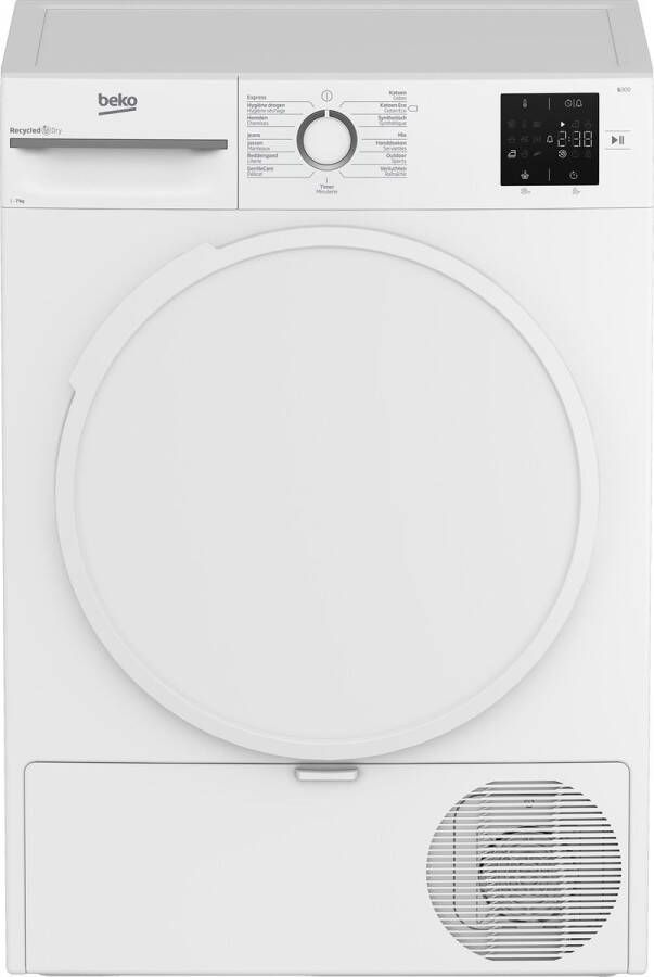 Beko 7kg A+ 242.6 kWh 64dB 230 240V 50Hz Warmtepomp Wit 39.5kg