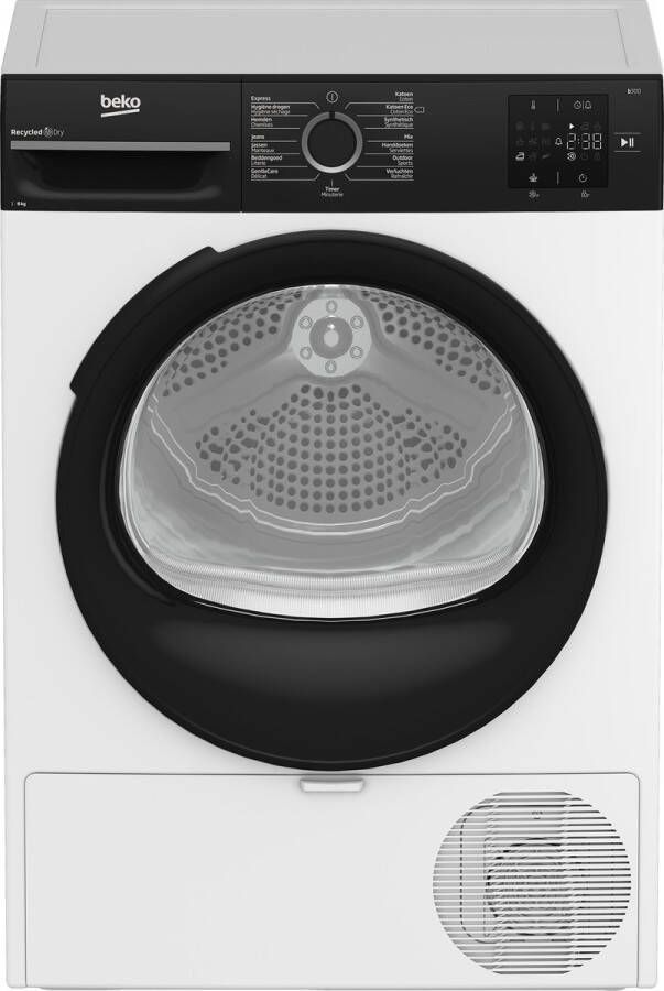 Beko BM3T3823BNL Wasdroger warmtepompdroger 8 kg Energielabel A++