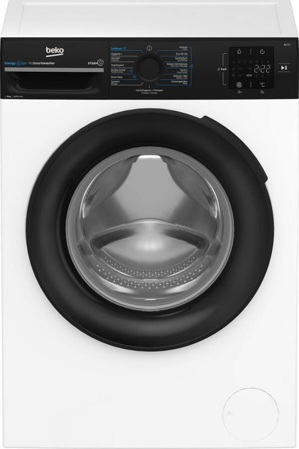 Beko BM3WFT3841B1 EnergySpin Wasmachine 8 kg - Foto 2