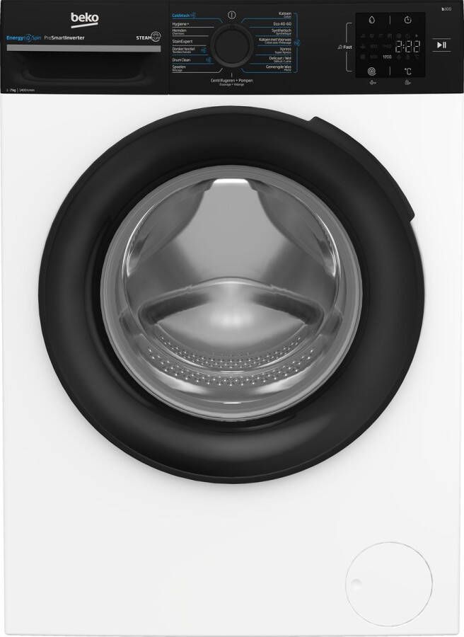 Beko BM3WFU3741B1 EnergySpin 7 kg wasmachine - Foto 2