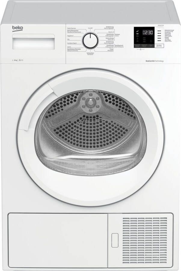 Beko DF8421TX0 wasdroger Vrijstaand Voorbelading 8 kg A++ Wit