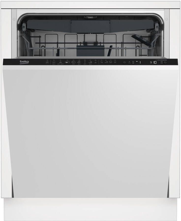 Beko DIN28433 AquaIntense Inbouw Volledig geïntegreerd Nishoogte 82 92 cm volledig geïntegreerde inbouw vaatwasser