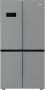 Beko GN1416240JXN 4 deurs Amarikaanse koelkast - Thumbnail 1