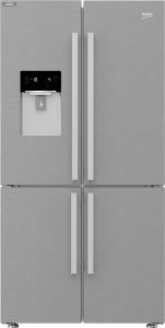 Beko GN1426234ZDXN amerikaanse koelkast Vrijstaand 565 l F Roestvrijstaal