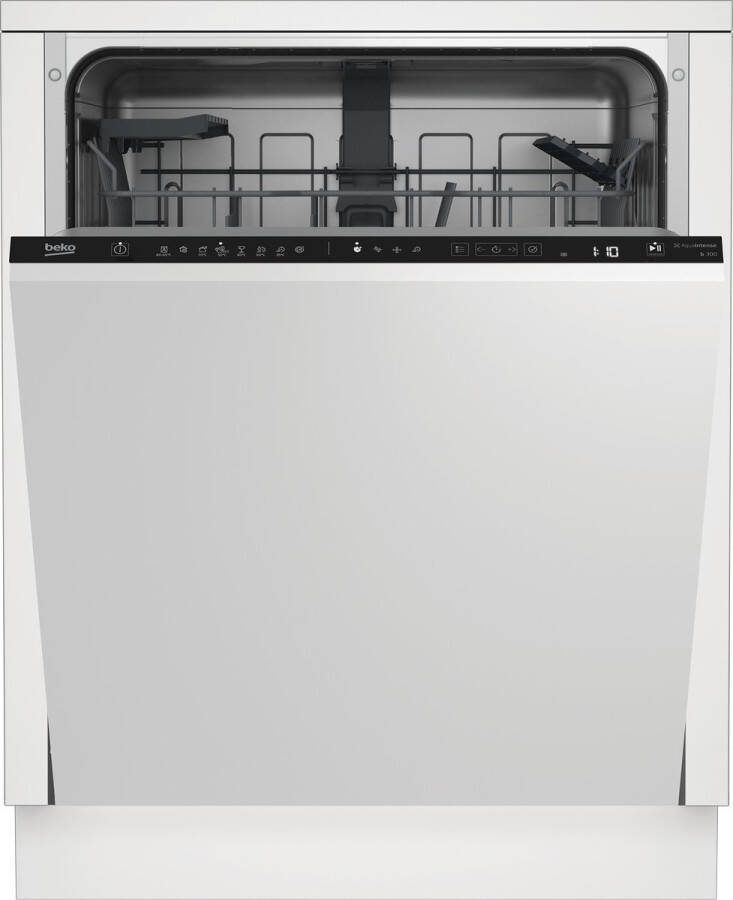 Beko BDIN38420Q AquaIntense Inbouw Volledig geïntegreerd Nishoogte 82 87 cm volledig geïntegreerde inbouw vaatwasser