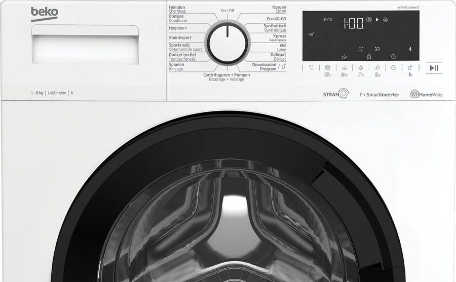 Beko WTV8716XBWST SteamCure™ Wasmachine