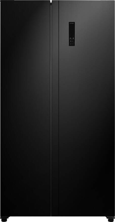 Bella BSBS-445.1BE Amerikaanse koelkast Met Display No Frost 442 Liter Zwart
