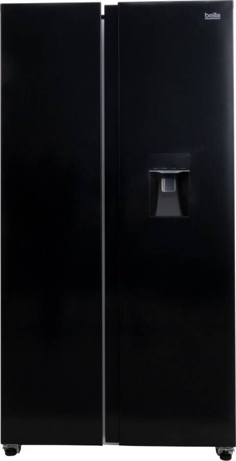 Bella BSBS-455.1WBE Amerikaanse koelkast Waterdispenser Display No Frost 439 Liter Zwart - Foto 1