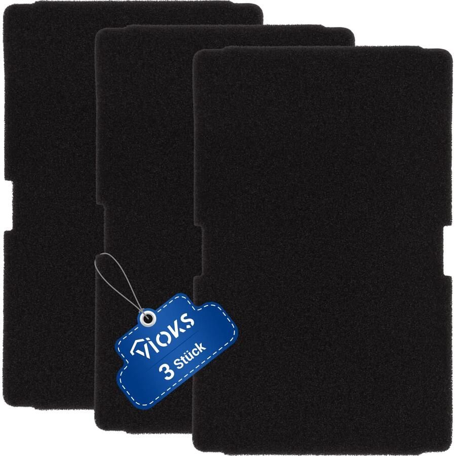 Bеko Set van 3 vervangingsfilters voor warmtepompdroger voor 2964840200 2964840100 en sponsfilter 240 x 150 mm schuimrubberen filtermat voor droger