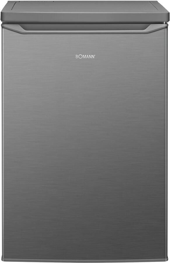 Bomann KS 7251 – Tafelmodel koelkast met vriesvak – 109 Liter Inox Look – energieklasse C