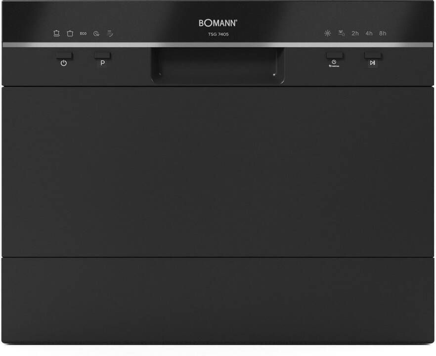 Bomann TSG 7405 minivaatwasser zwart
