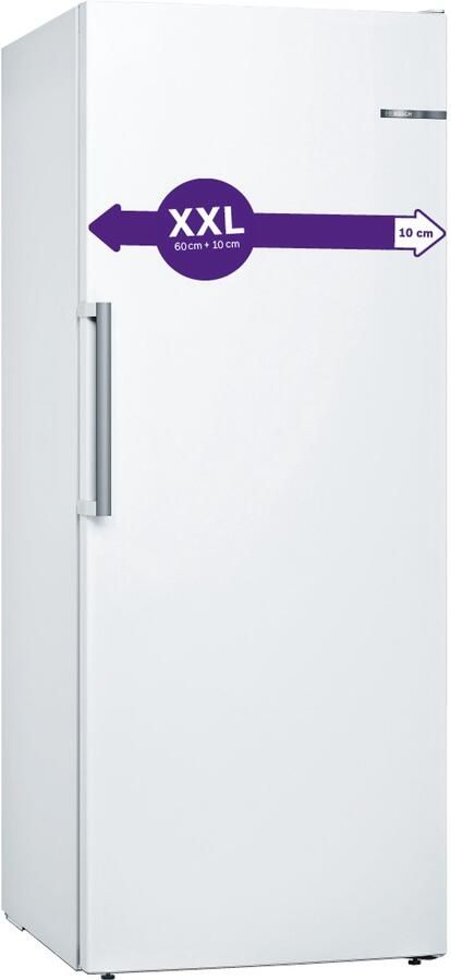 Bosch GSN58DWDV Serie 6 191 x 70 Vrijstaande Vriezer Vrieskast No Frost Nooit meer ontdooien Wit