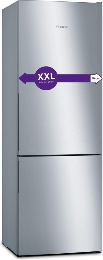 Bosch KGE49AICA Serie 6 Koelkast Koel-vriescombinatie Extra breed RVS Energielabel C Houd je versen langer vers met VitaFresh Big Box in de vriesruimte - Foto 11