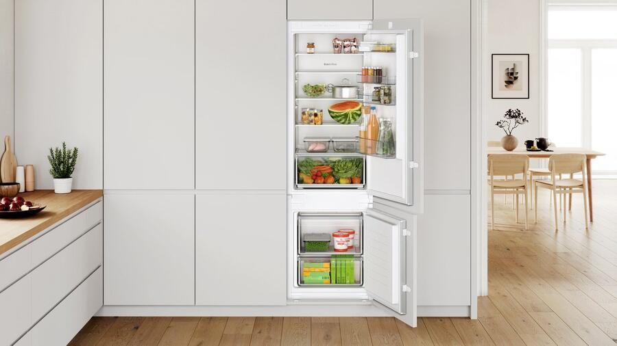 Bosch Gecombineerde koelkast SER2 -KIV87NSE0 2 deuren Integreerbaar 270 L (200 L + 70 L) H177 2 x L54 10 x D54 8 cm - Foto 7