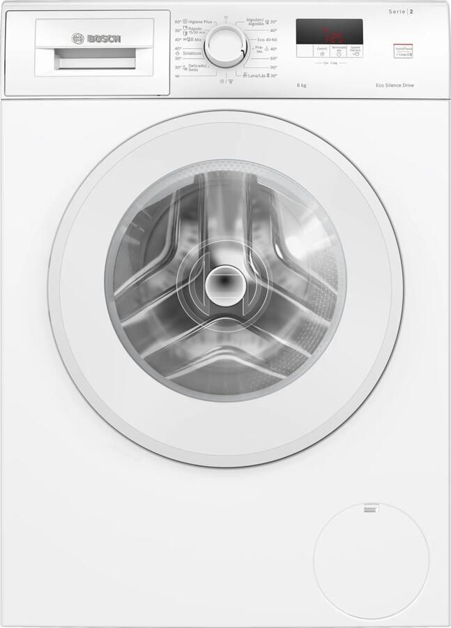 Bosch Serie 2 WGE03200EP wasmachine Voorbelading 8 kg 1200 RPM Wit