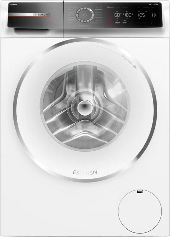 Bosch Serie 8 WGB244A90 wasmachine Voorbelading 9 kg 1400 RPM Wit