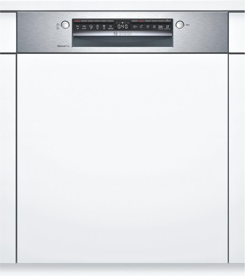 Bosch SMI4HCS48E Inbouw Half geïntegreerd Nishoogte 81 5 87 5 cm half geïntegreerde inbouw vaatwasser