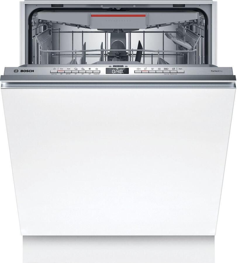 Bosch SMV6ZCX10E Serie 6 Inbouwvaatwasser 60 cm Zeer stil Energielabel B Home Connect PerfectDry met zeolith: perfecte droogresultaten met een laag energieverbruik