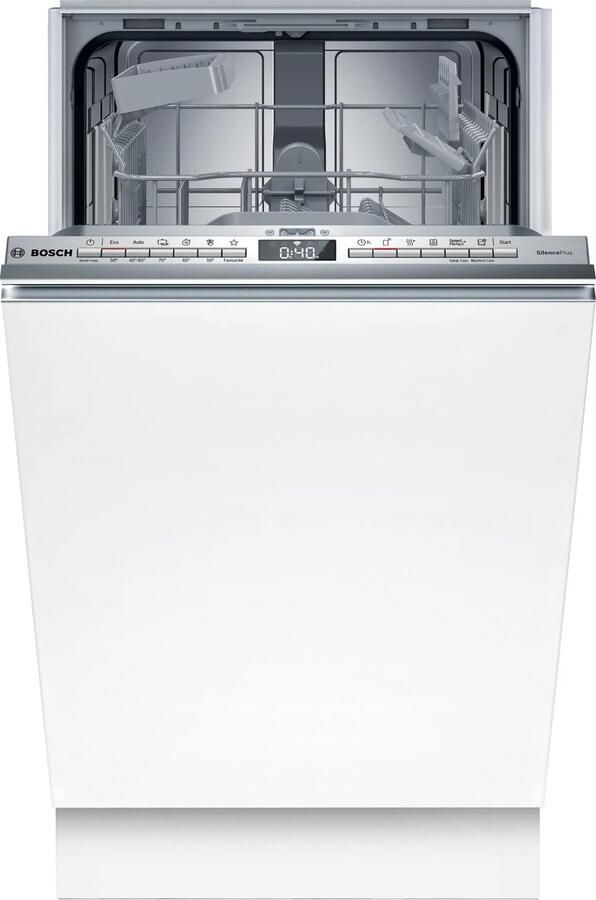 Bosch SPV4HKX10E Inbouwvaatwasser Volledig geïntegreerd RVS 44 dB 10 Couverts E label - Foto 1
