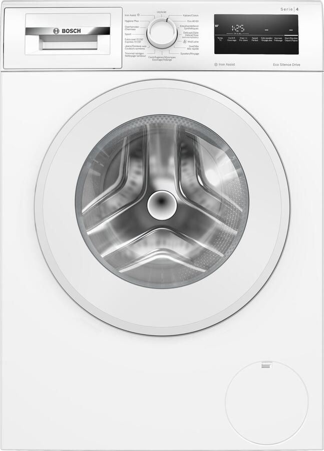 Bosch WAN2827YFG Serie 4 Wasmachine 1400 rpm Energielabel A 8 kg Iron Assist: vermindert kreukels tot 50% NL FR Display Bespaar water met ActiveWater Plus