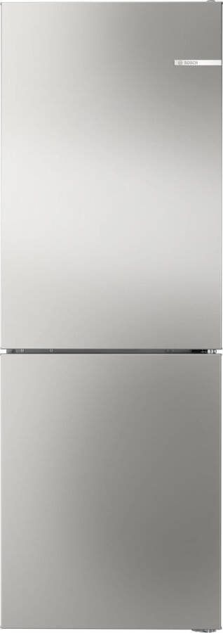 Bosch KGN33NSDB Serie 2 Koelkast -Koel-vriescombinatie 175.4 x 61.4 cm Total No Frost Nooit meer ontdooien Zilver- Led verlichting Energielabel D