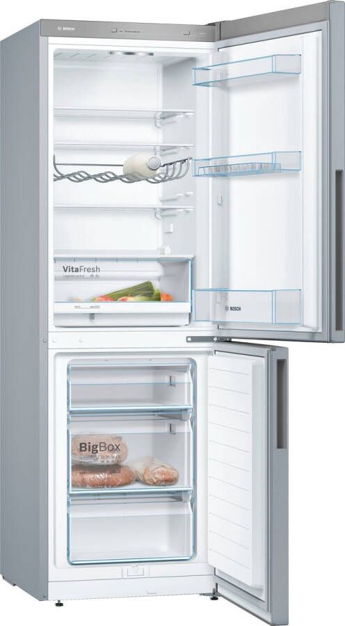 Bosch KGV33VLEA Serie 4 Koel-vriescombinatie RVS