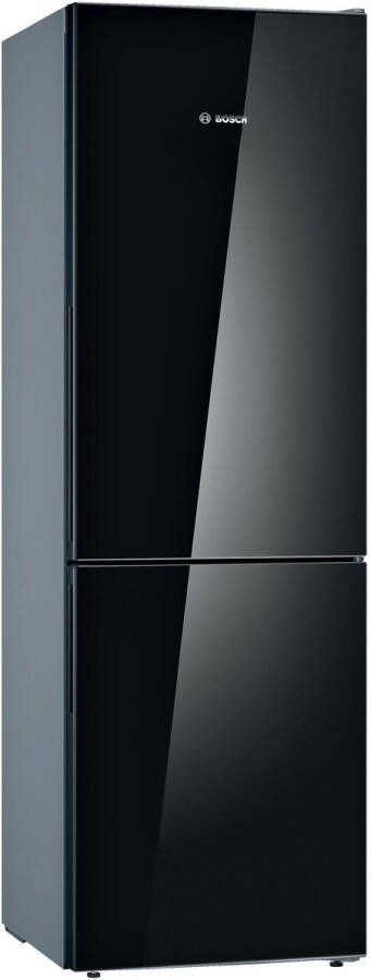 Bosch KGV36VBEAS Serie 4 Koel-vriescombinatie VitaFresh: groente en fruit blijft langer vers in de speciale lade Zwart - Foto 4