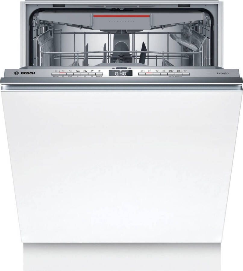 Bosch SBV6YCX00E Serie 6 Vaatwasser Inbouwvaatwasser Volledig integreerbaar PerfectDry met zeolith: perfecte droogresultaten met een laag energieverbruik XXL-vaatwassers: 5 cm hoger Energielabel B