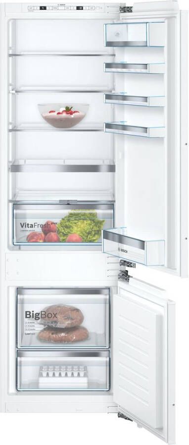 Bosch Serie 6 KIS87AFE0 Koel-vriescombinatie Ingebouwd 272 l E Wit - Foto 2