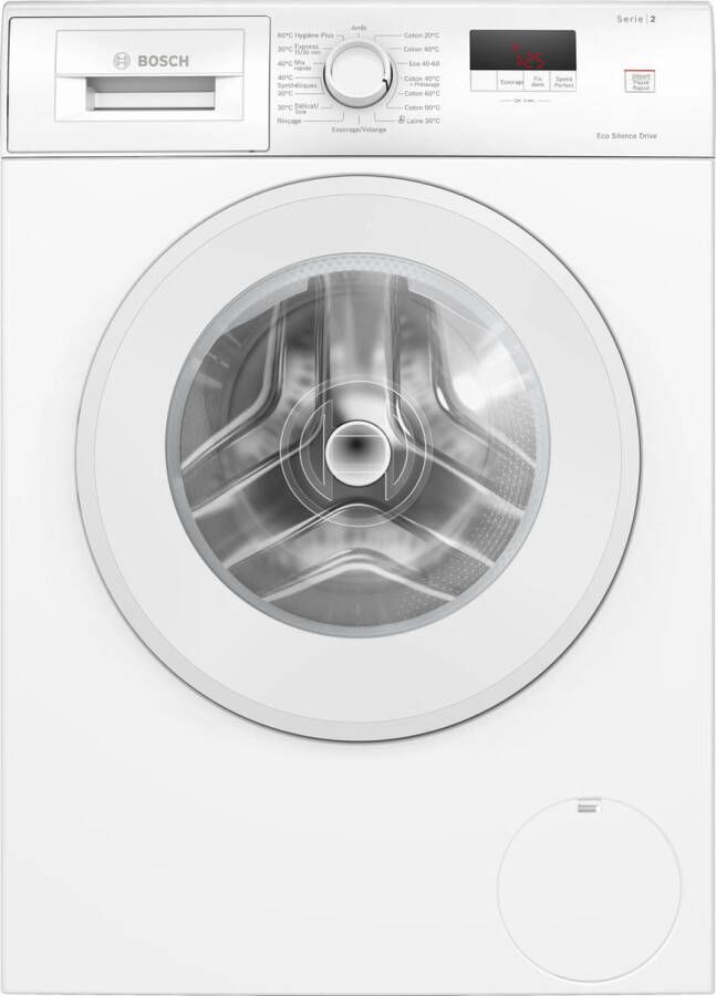 Bosch Serie 2 WGE02406FR wasmachine Voorbelading 7 kg 1400 RPM Wit FR Display