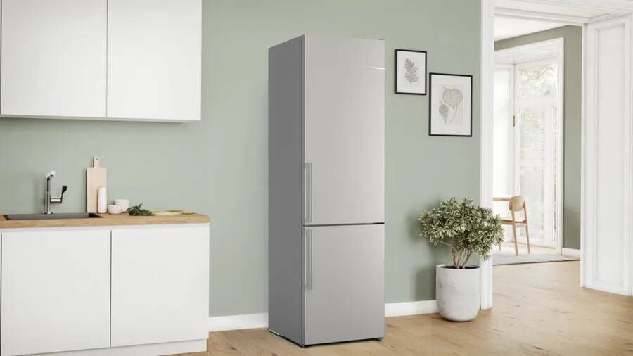 Bosch Serie 4 KGN392IDT koel-vriescombinatie Vrijstaand 363 l D Zilver