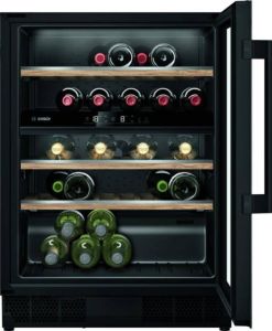 Bosch Serie 6 KUW21AHG0 wijnkoeler Ingebouwd Zwart 44 fles(sen)