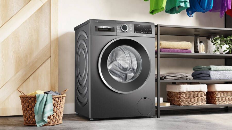 Bosch Serie 6 WGG244FINL wasmachine Voorbelading 9 kg 1400 RPM Grijs