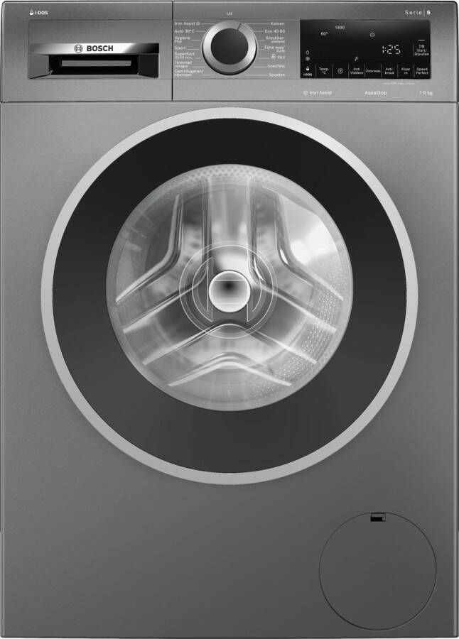 Bosch Serie 6 WGG244FINL wasmachine Voorbelading 9 kg 1400 RPM Grijs