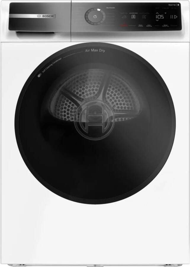 Bosch Serie 8 WRB247C40 Vrijstaand Voorbelading Warmtepomp Wit Touch Rechts