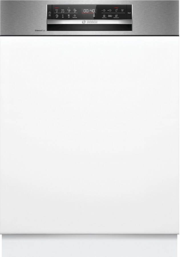Bosch SMI6ECS12E Series 6 Vaatwasser Inbouwvaatwasser 60 cm Half integreerbaar Energielabel A Extra Droog: optie voor extra grondige droogresultaten Home Connect