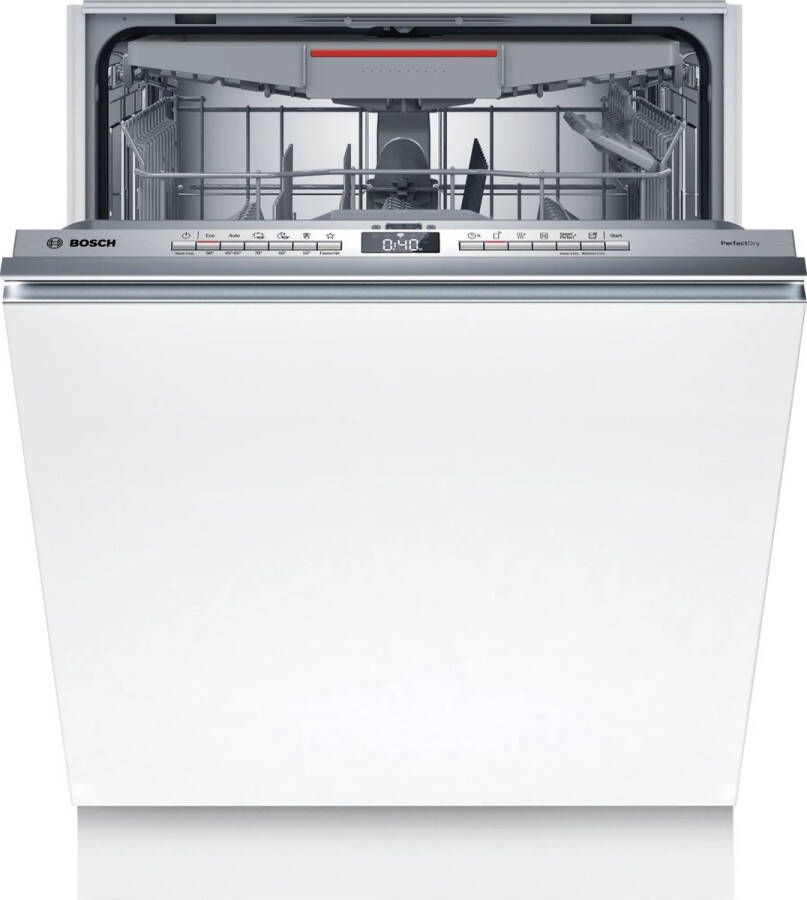 Bosch SMV6ZCX10E Serie 6 Inbouwvaatwasser 60 cm Zeer stil Energielabel B Home Connect PerfectDry met zeolith: perfecte droogresultaten met een laag energieverbruik