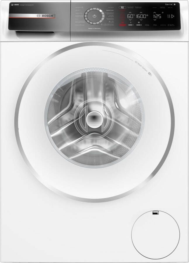 Bosch WGB256ACFG Serie 8 Wasmachine NL FR display Energielabel A