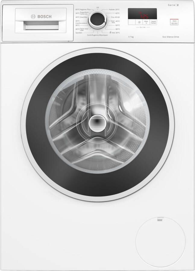 Bosch WGE02404NL Serie 2 Wasmachine 7 kg 1400 rpm Energielabel A SpeedPerfect Bespaar water met ActiveWater Plus