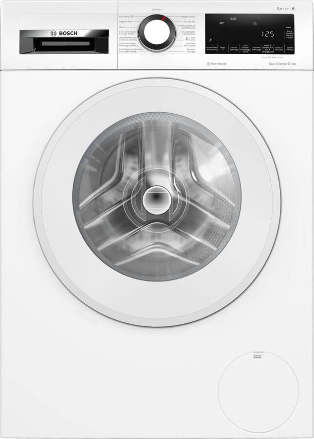 Bosch WGG244ZAFG Serie 6 Wasmachine met stoom 9 kg 1400 rpm Energielabel A NL FR Display