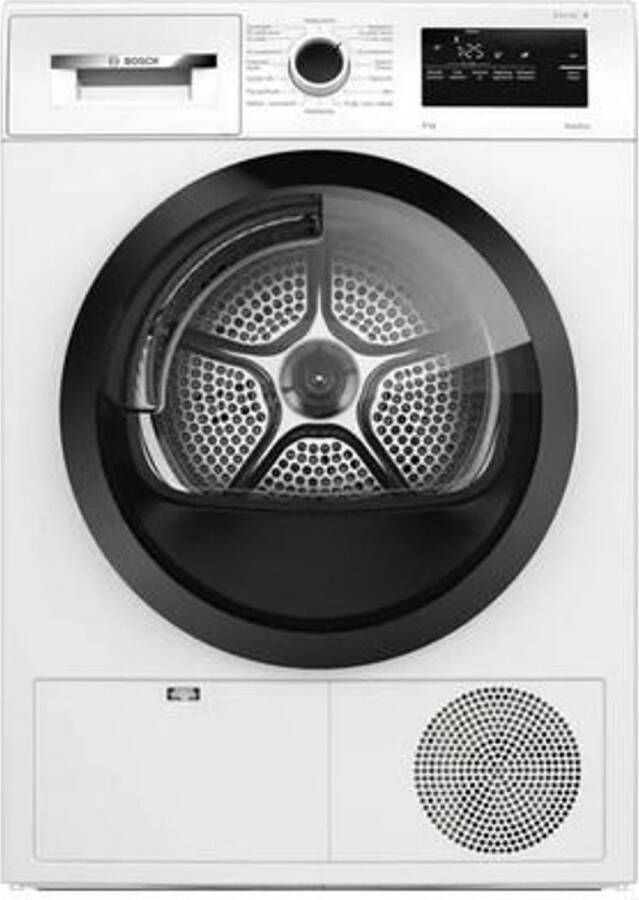 Bosch WTH85V2KPL Wasdroger Voorlader 8 kg Vulgewicht Wit 65 dB Warmtepompdroger Poolstalig Display